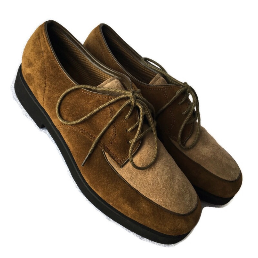 Hush Puppies Vintage Two Tone Oxfords